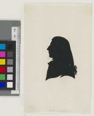 [Bildnis von Leonhard Wächter] : [Schattenriss]