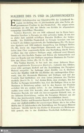 Malerei Des 15. Und 16. Jahrhunderts