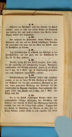 Fabrik-Ordnung für die Maschinen-Fabrik zu Buckau : [Magdeburg, den 1. Juli 1850]