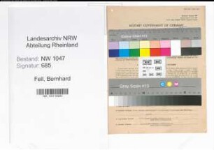 Entnazifizierung Bernhard Fell , geb. 13.08.1906 (Polizist)