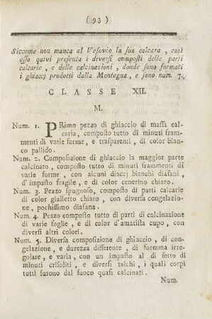 Classe XII.