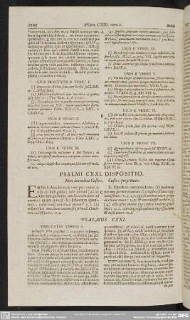 Psalmi CXXI. Dispositio. Non dormitat Custos. Custos perpetuus