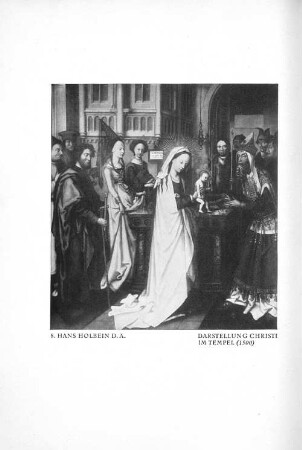 8. Hans Holbein d.Ä. Darstellung Christi im Tempel (1500)