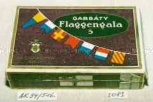 Pappschachtel für 50 Stück Zigaretten "GARBATY Flaggengala 5"