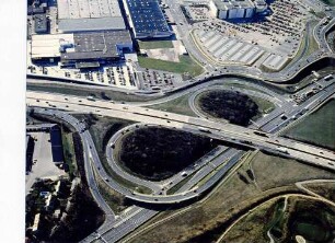 Umbau der Autobahnstrecke Ludwigsburg-Nord mit "Overfly" zur B 27