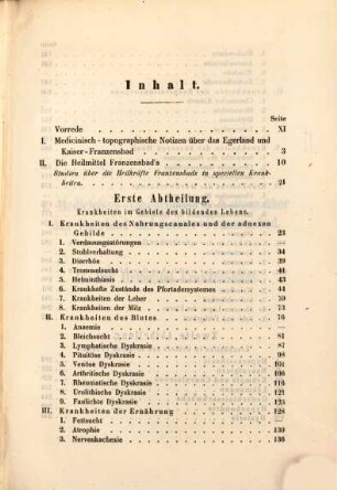 Die Heilkräfte Kaiser : Franzensbad's bei Eger in Böhmen