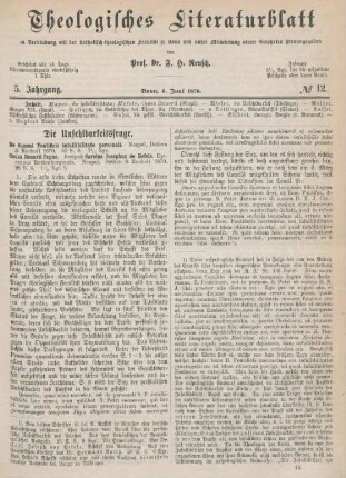 441-458 Die Unfehlbarkeitsfrage