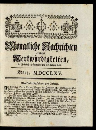 Merz, MDCCLXV