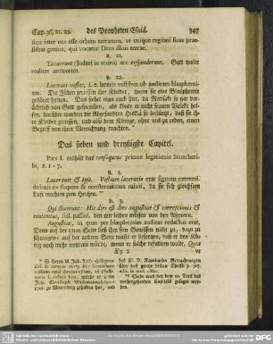 Das sieben und dreyßigste Capitel