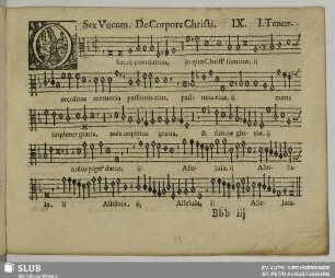 IX. O sacrum convivium