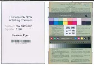 Entnazifizierung Egon Hesseln , geb. 12.01.1907 (Kaufmann)