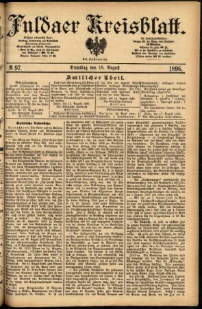 Ausgabe vom Dienstag, den 18. August 1896.