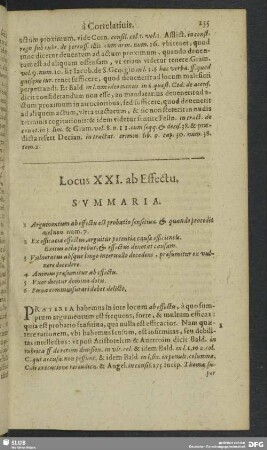 Locus XXI. ab Effectu