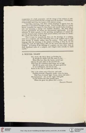 A Winter Night [poem]