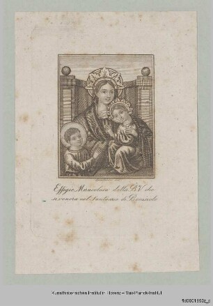 Maria mit Kind und Johannesknabe (in Bonisiolo)