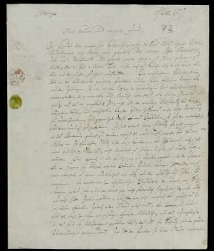 Nr. 72: Brief von Karl Otfried Müller an August Böckh, Göttingen, 19.12.1837