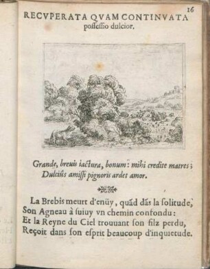 Recvperata Qvam Continvata possessio dulcior.