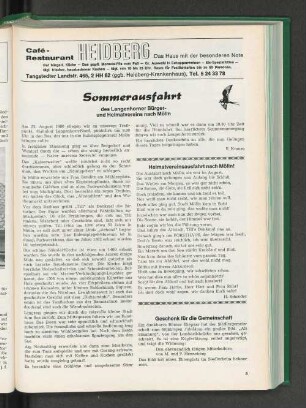 Sommerausfahrt des Langenhorner Bürger- und Heimatvereins nach Mölln