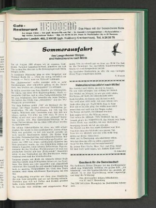 Sommerausfahrt des Langenhorner Bürger- und Heimatvereins nach Mölln