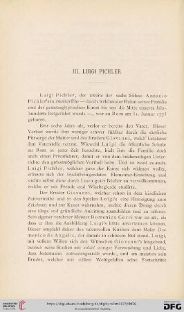 III. Luigi Pichler