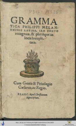 GRAMMATICA PHILIPPI MELANTHONIS LATINA