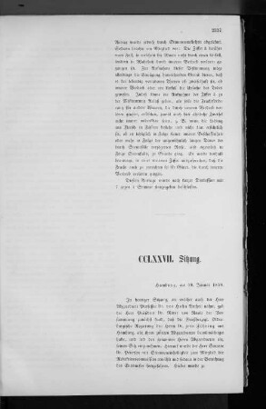 CCLXXVII. Sitzung.