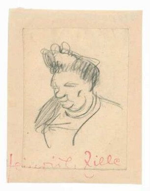 Frau mit Häubchen