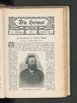 No. 1. Januar 1911.