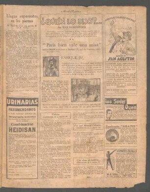 "París bien vale una misa"