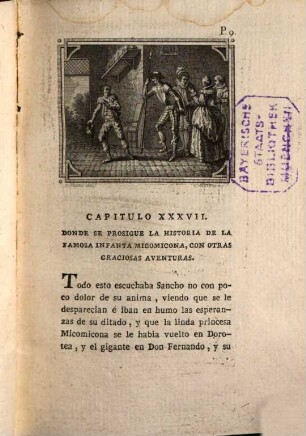 El Ingenioso Hidalgo Don Quixote de La Mancha, 4. Parte primera