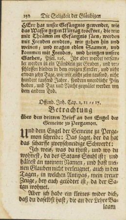 Offenb. Joh. Cap. 2., 12 - - 17.