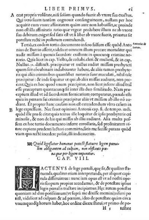Quòd legislator humanus potest statuere legem pœnalem obligantem ad culpam, non obstante pœna quæ per legem imponitur. Cap. VIII.
