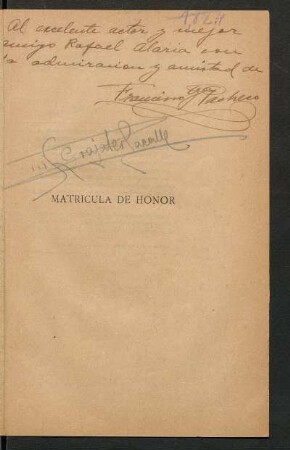 [Dedicatoria escrita a mano]