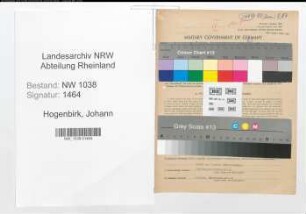 Entnazifizierung Johann Hogenbirk , geb. 22.08.1888 (Beamter)