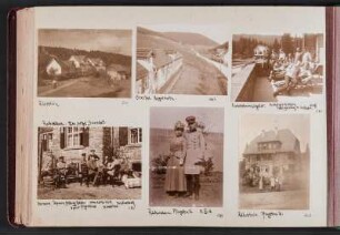 Fotoalbum aus dem Nachlass von Will Heraucourt : Albumseite 52 mit sechs Fotografien (Nordschwarzwald, Ruhestein)