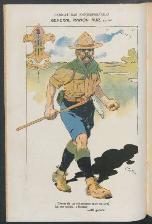 General Ramón Ruiz : Caricaturas contemporáneas