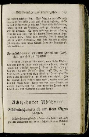 Achtzehnter Abschnitt.