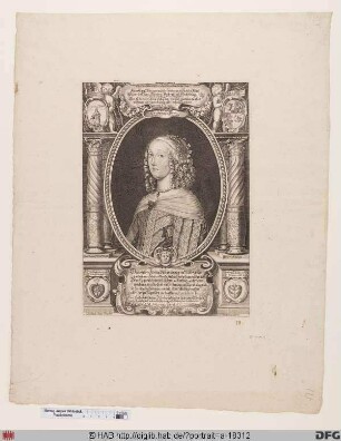 Bildnis Anna Maria, Herzogin zu Sachsen-Weißenfels, geb. Prinzessin von Mecklenburg-Schwerin