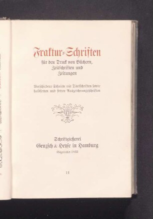 Fraktur-Schriften
