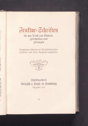 Fraktur-Schriften