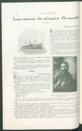 Las naves de nuestra Armada