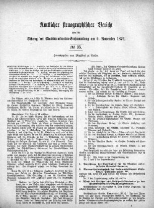 No. 35, 9. November 1876