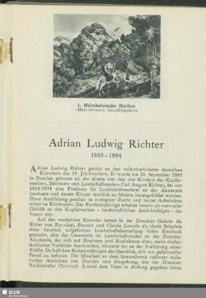 Adrian Ludwig Richter 1803-1884