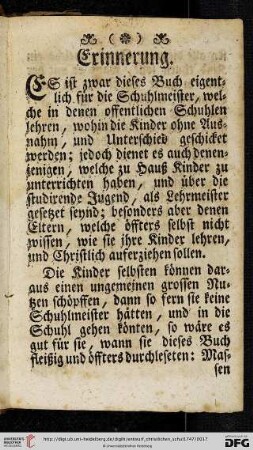 Erinnerung
