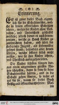 Erinnerung