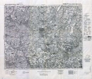 Reichskarte: Großblatt 77 Zossen-Beeskow-Lübben (Spreewald)
