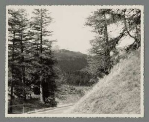 Straße nach Samedan