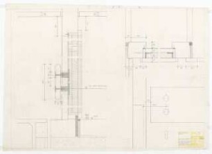 Wohnhaus F. Haas, Karlsruhe Ausführungsplanung: Eingangstür: Details 1:1