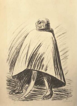 Der Henker : Der Henker. Lithografie (1922; E. Barlach)