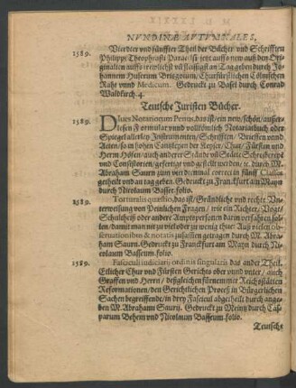 Teutsche Juristen Bücher.